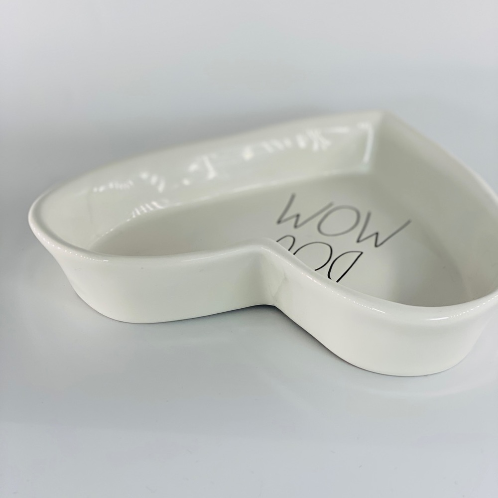 Rae Dunn White Dog Mom Heart Shaped Dish - Picture 8 of 13